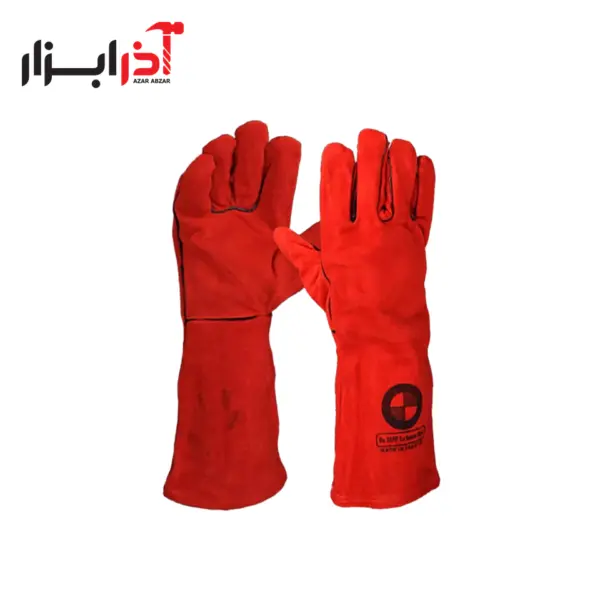 دستکش جوشکاری قرمز