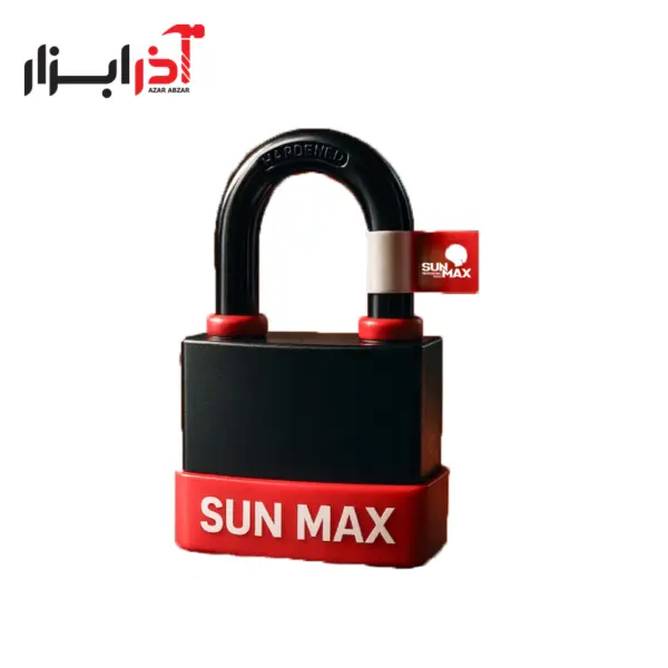 قفل آویز مشکی 63 سان مکس