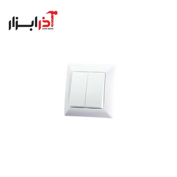 دو پل توکار  قاب سفید