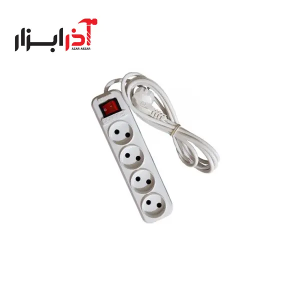 سیم سیار 4 پریز لجور 1.8 متر
