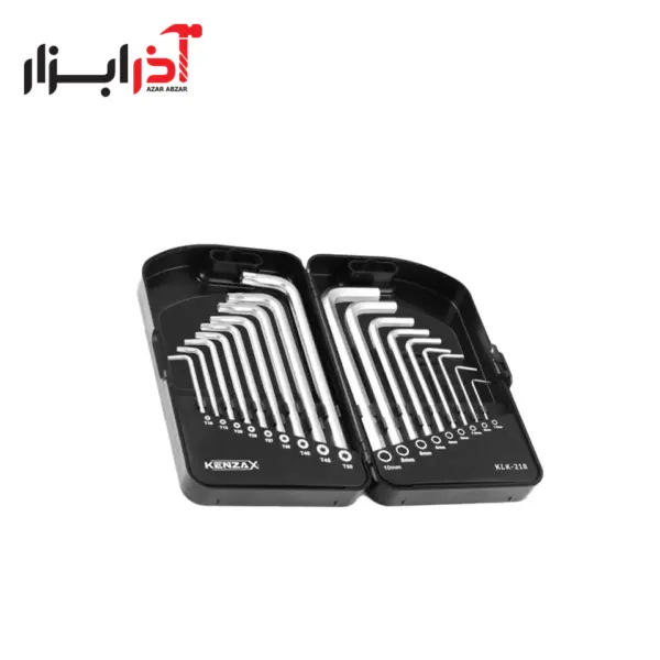 ست آچار آلنی 18 عددی بلند کنزاکس KLK-218